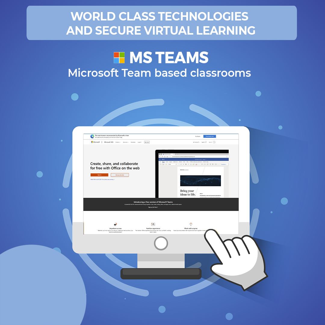 A Secured Learning on MS Teams
